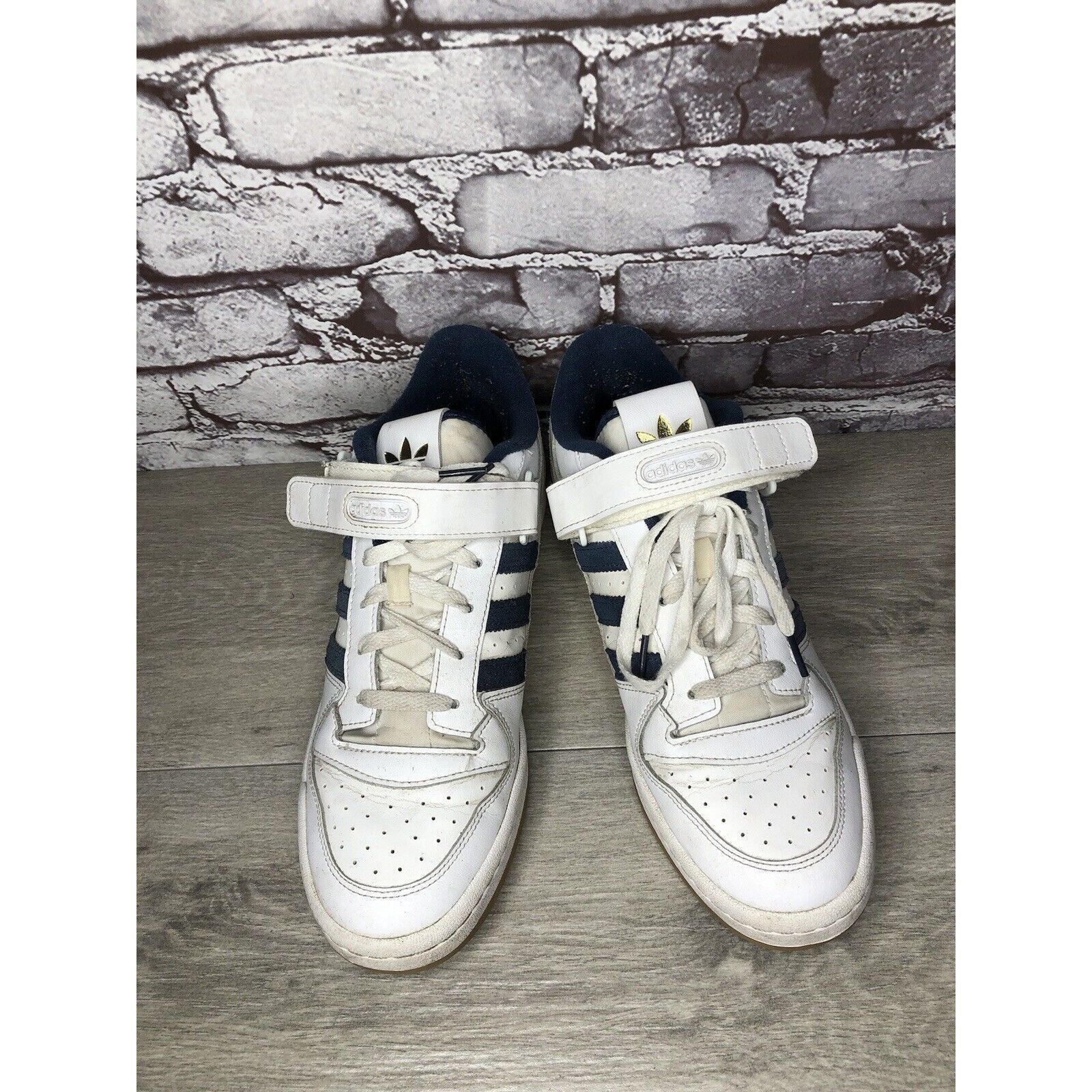 Adidas Adidas Originals Forum Low GY2648 White Navy Gum Basketball Size US 10.5 / EU 43-44 - 12 Thumbnail