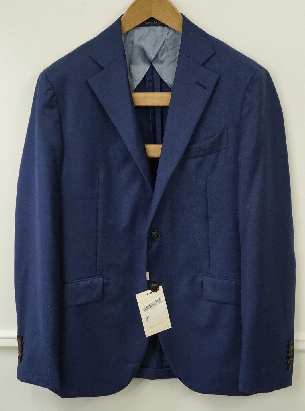 Suitsupply Men Suitsupply Blazer La Spalla Navy Vitale Barberis US40 Size 40R - 1 Thumbnail