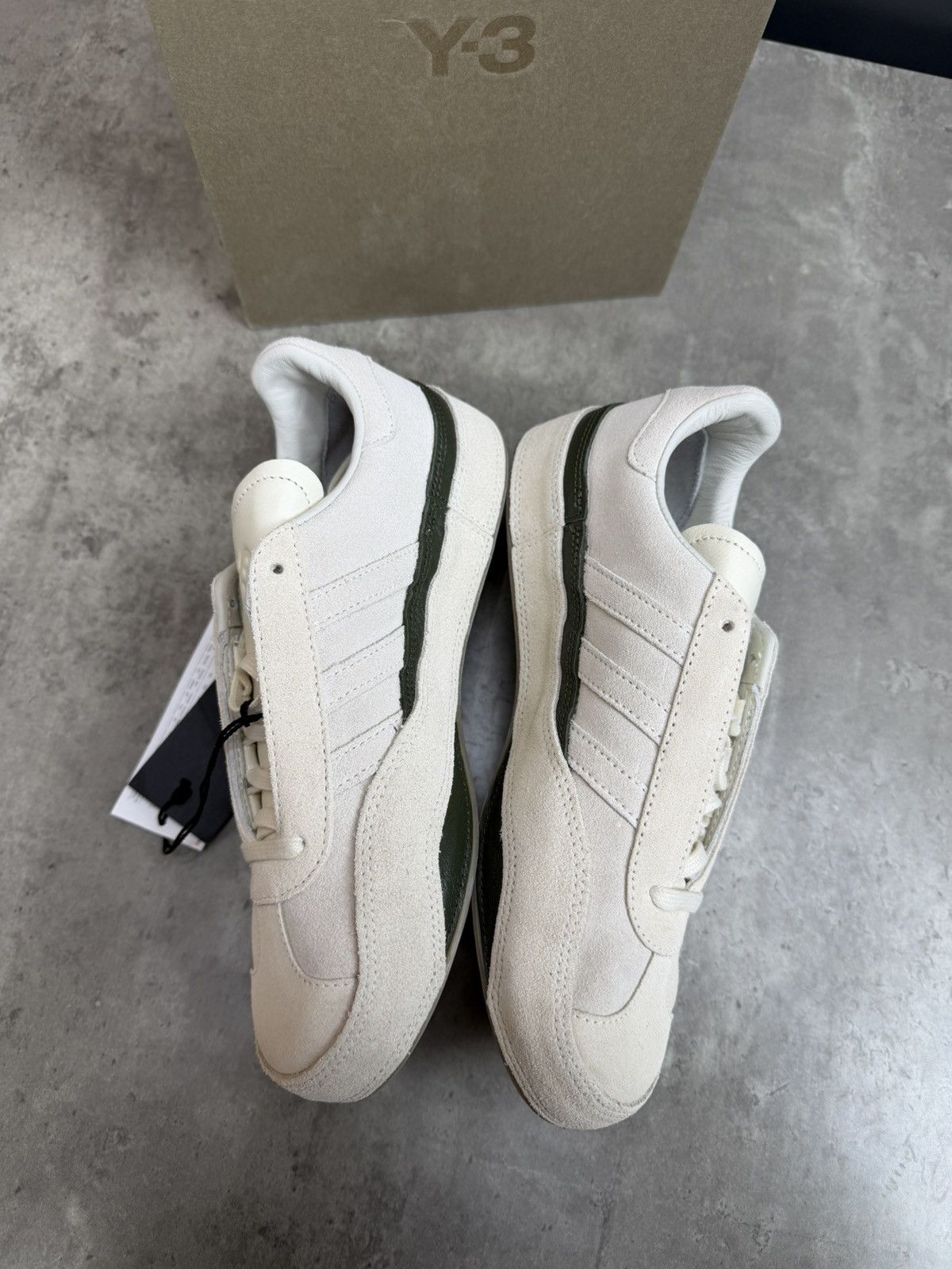 Adidas Adidas Y-3 Gazelle Cream White Sneakers Size 36 2/3 Size US 5.5 / IT 35.5 - 6 Thumbnail