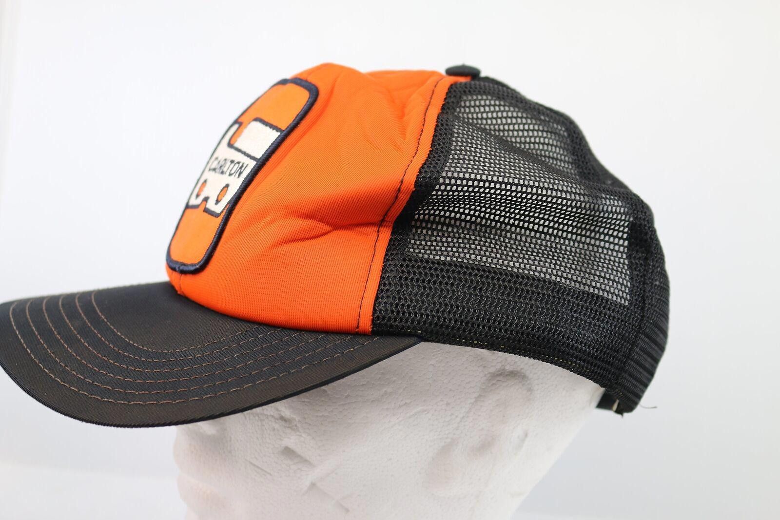 Other Carlton cap vintage avon sportswearTrucket orange cap Size ONE SIZE - 2 Thumbnail