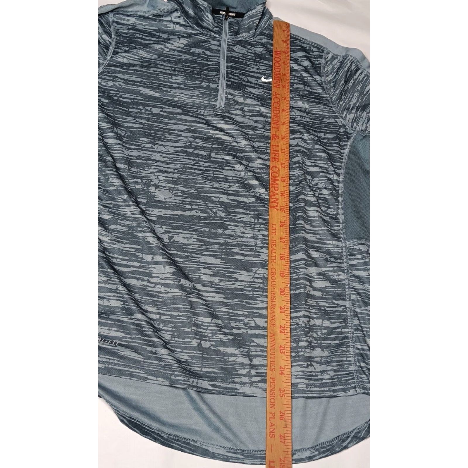 Nike Nike Dri-Fit Running Shirt 1/4 Zip Long Sleeve Gray M Men Athletic Performance Shirt Size US M / EU 48-50 / 2 - 5 Thumbnail