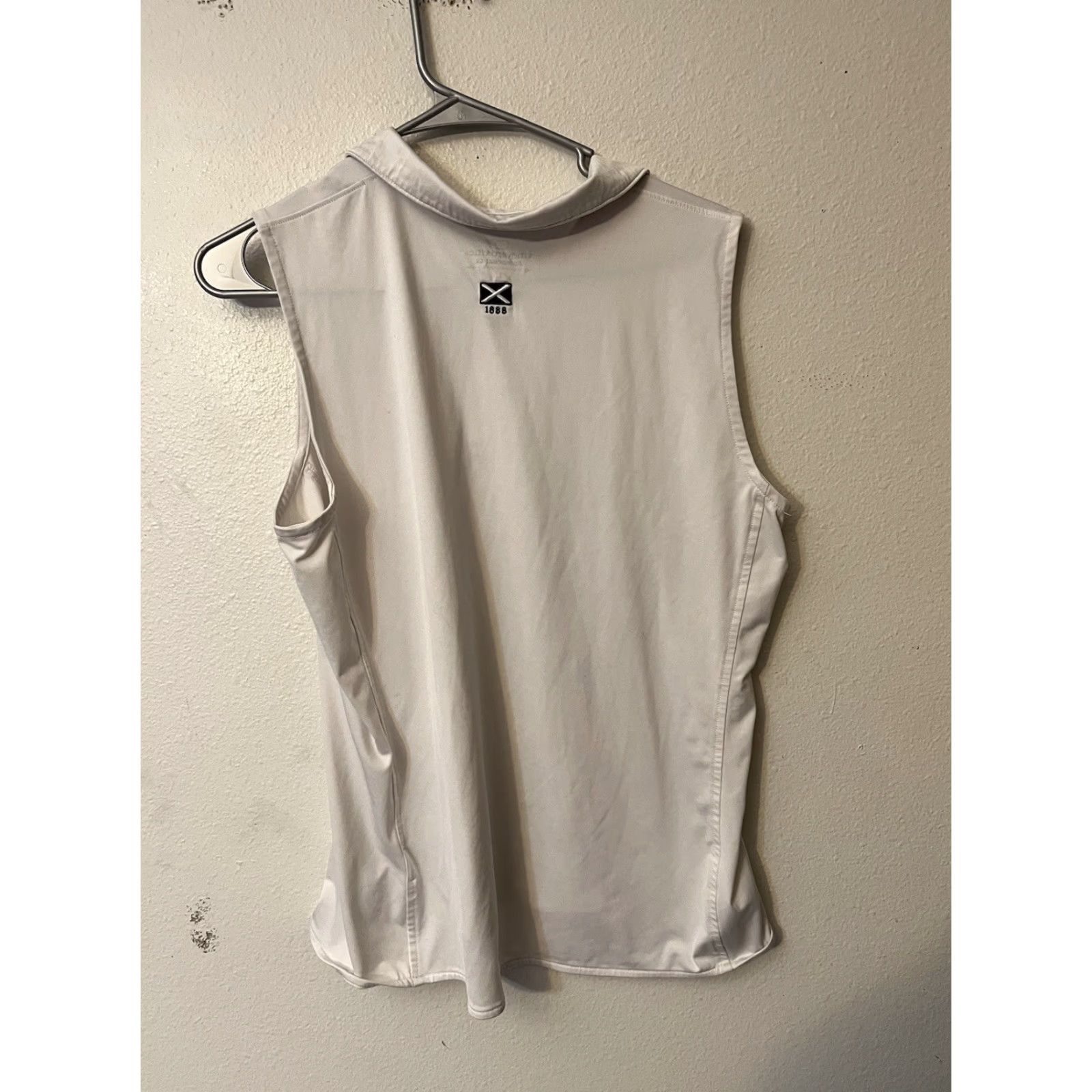 Vineyard Vines Vineyard Vines White Performance Sleeveless Polo Shirt Large EmbroOder Mens Size US L / EU 52-54 / 3 - 3 Thumbnail