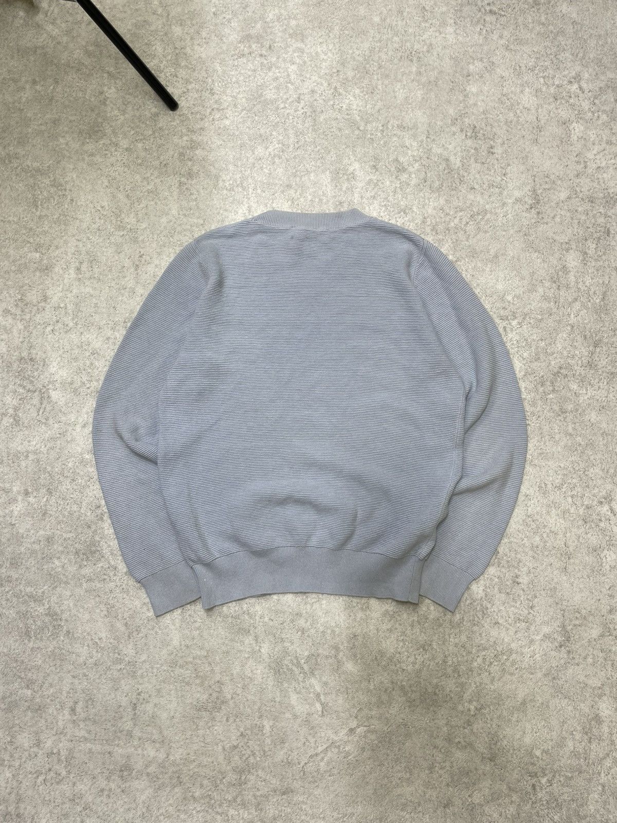Designer × Sandro Sandro Paris Knit Sweater – Soft Turquoise Essential Size US M / EU 48-50 / 2 - 8 Thumbnail
