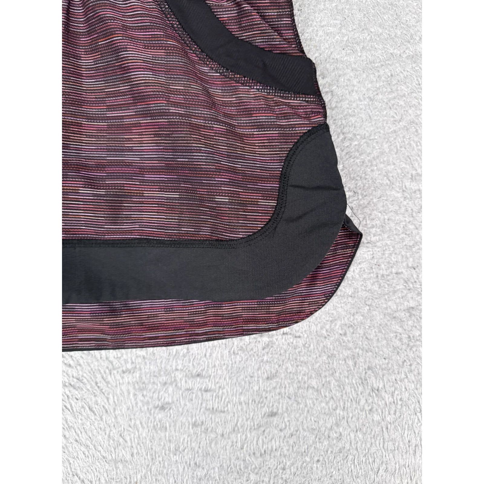 Lululemon Lululemon Skort Womens 4 Pink Black Striped Athletic Running Built In Shorts Gym Shirt Size 27" / US 4 / IT 40 - 2 Thumbnail