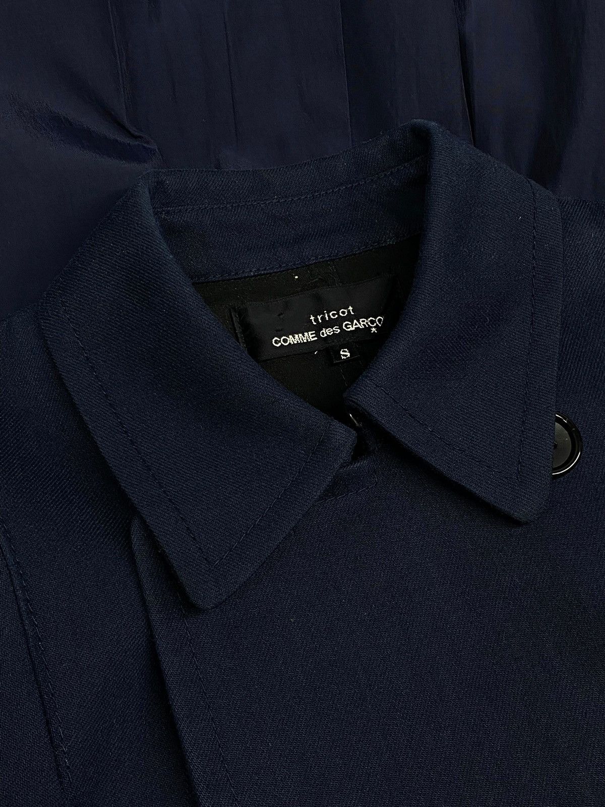 Comme des Garcons 🔥 COMME DES GARÇONS TRICOT HYBRID TRENCH DRESS JAPAN VIBES Size S / US 4 / IT 40 - 24 Thumbnail