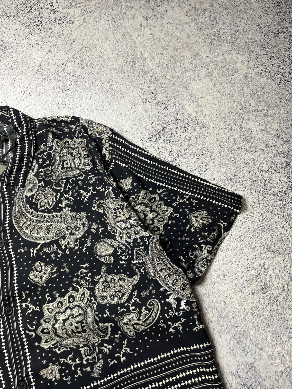 Allsaints Designer Allsaints Bandana Hawaii crazy oversize shirt Size US L / EU 52-54 / 3 - 13 Thumbnail