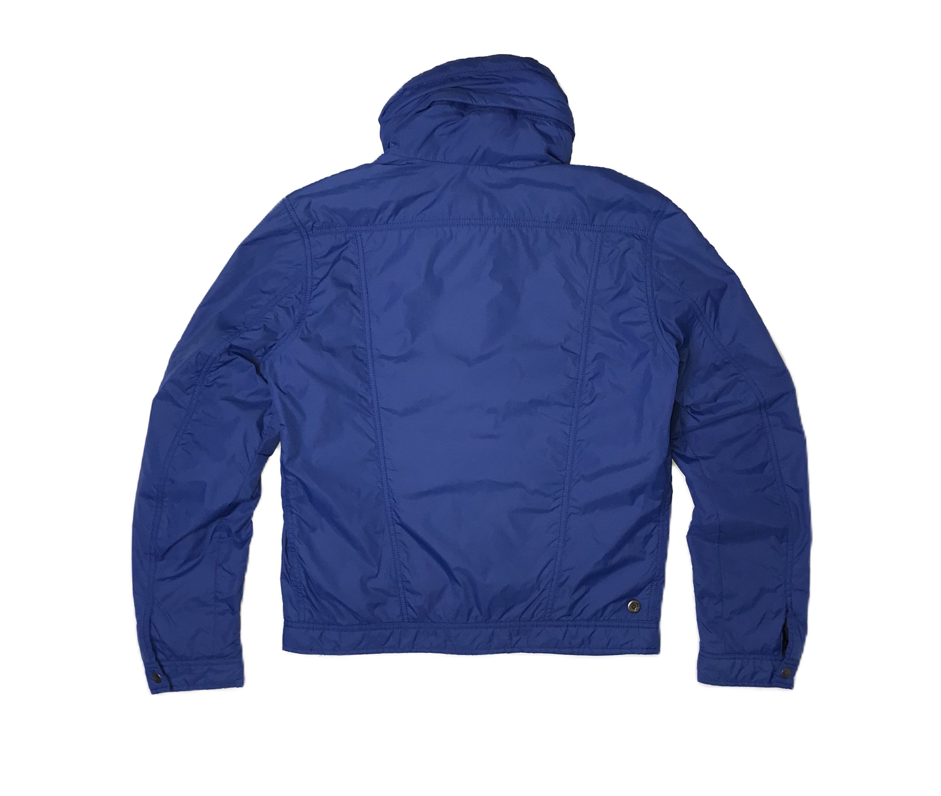 Diesel Diesel Mens Hooded Jacket Blue Teflon Coated Nylon Size US M / EU 48-50 / 2 - 2 Thumbnail