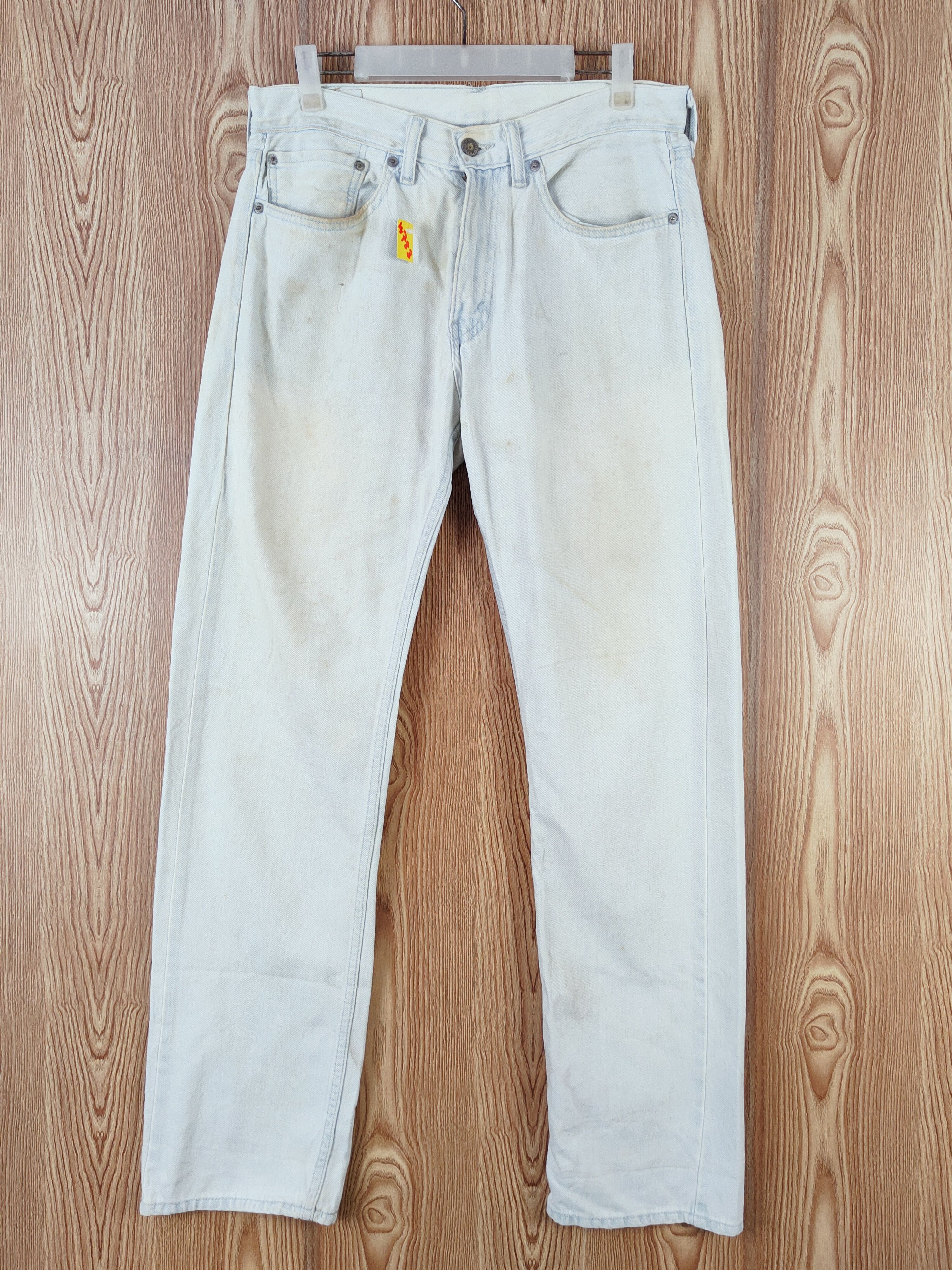 Levi's Levi's Blue Faded Distressed Ripped Jeans #W783 Size US 32 / EU 48 - 1 Thumbnail