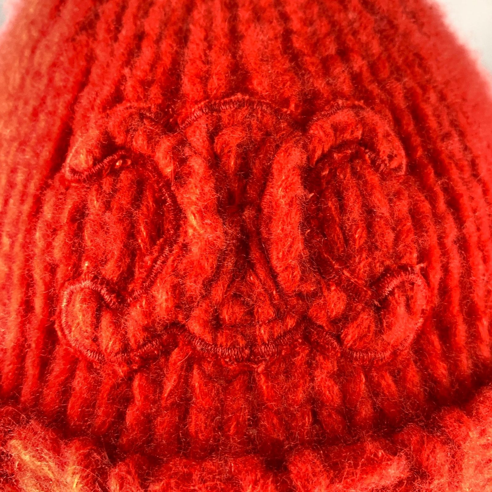 Celine CELINE Size One Size Red Cashmere Size ONE SIZE - 2 Thumbnail