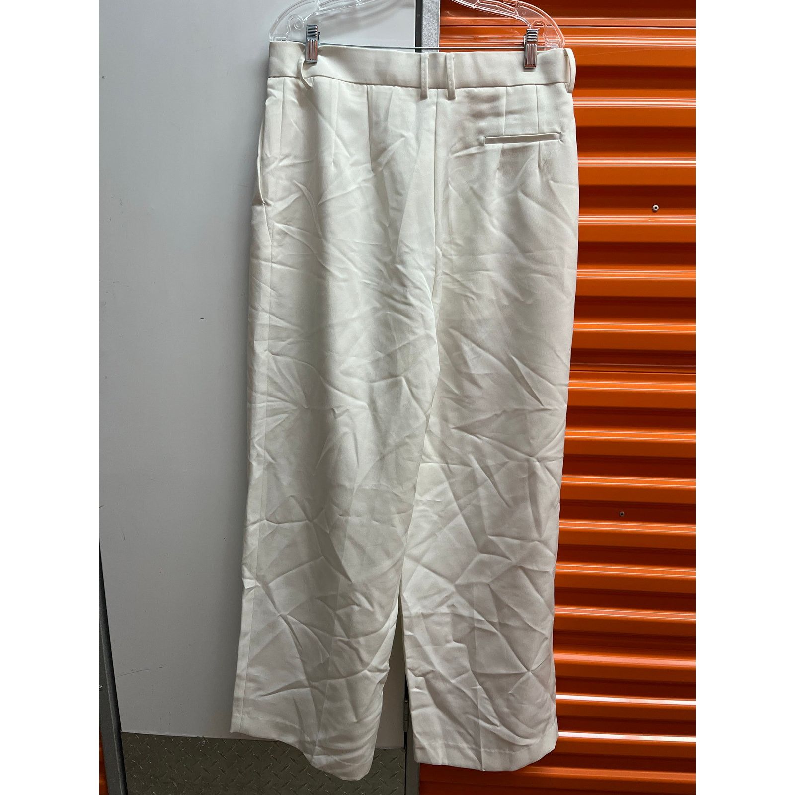 Frankie Shop The Frankie Shop -GELSO PLEATED TWILL TROUSERS/ WHITE/L/NWOT Size 32" / US 10 / IT 46 - 5 Thumbnail