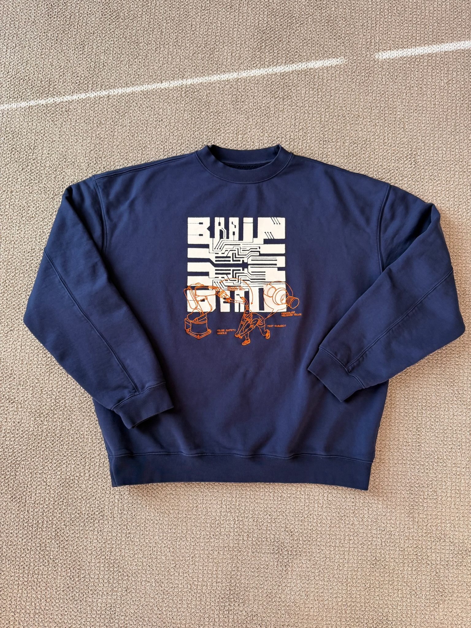 Brain Dead Tutorials Crewneck Sweatshirt Size US XL / EU 56 / 4 - 1 Thumbnail