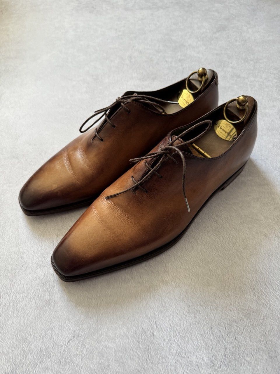 Berluti BERLUTI Alessandro Demesure Oxford Calf Leather Derby Size US 9.5 / EU 42-43 - 1 Thumbnail