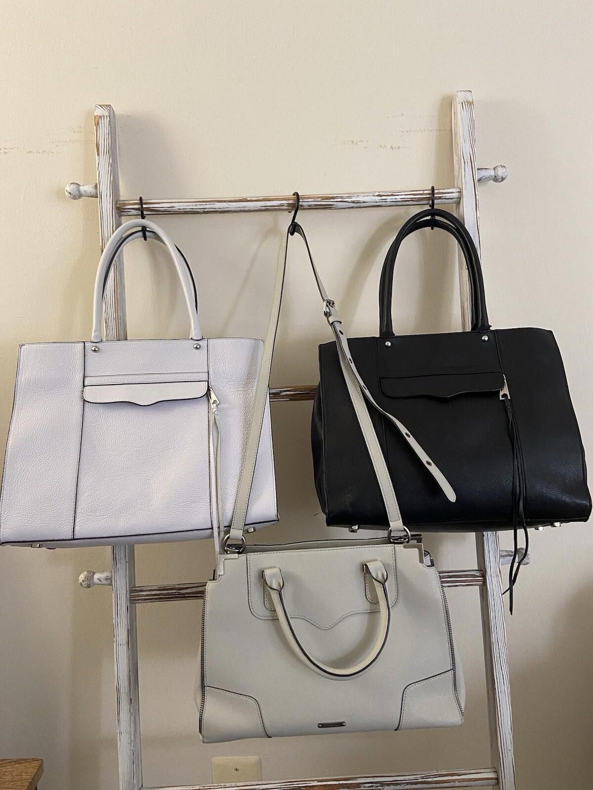 Designer 3piece Rebecca Minkoff leather saffiano hand shoulder bags Size ONE SIZE - 1 Thumbnail