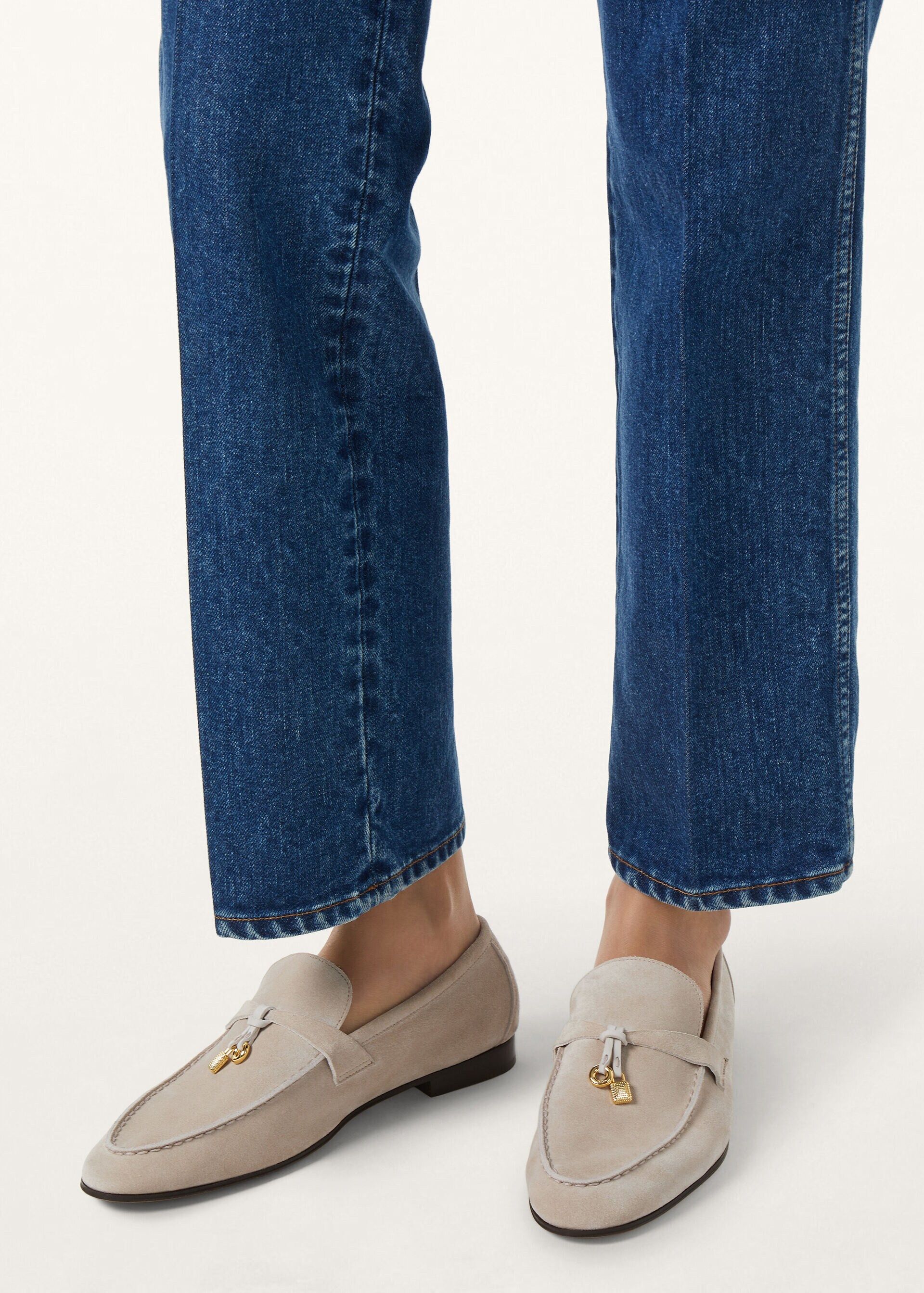 Loro Piana os11x0326 FAQ9903 Joan Loafers in Sunrise Clouds Size US 9 / IT 39 - 2 Thumbnail