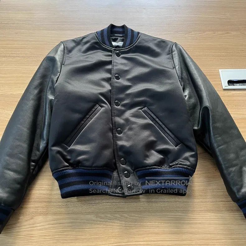 Givenchy Givenchy Back Lettering Baseball Leather Jacket (Size 36) Size US S / EU 44-46 / 1 - 2 Thumbnail