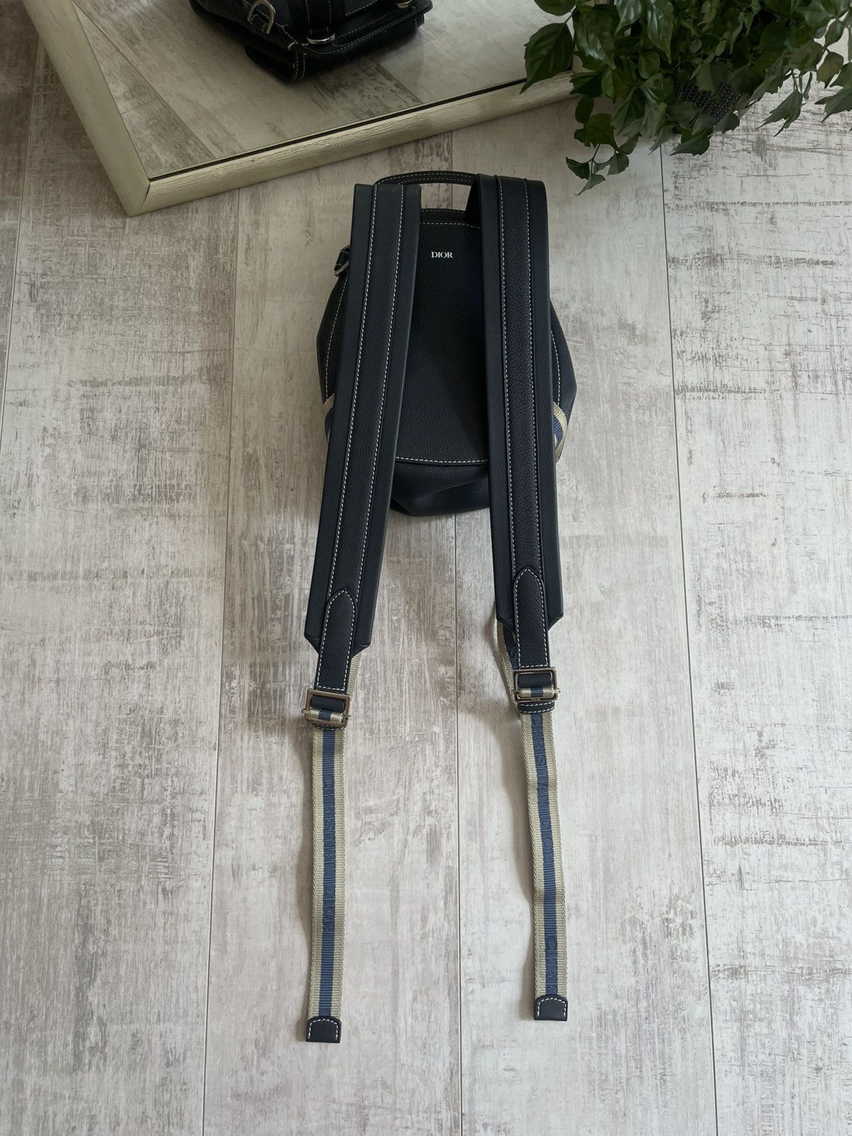 Dior Dior Gallop Backpack Dark Blue Size ONE SIZE - 2 Thumbnail
