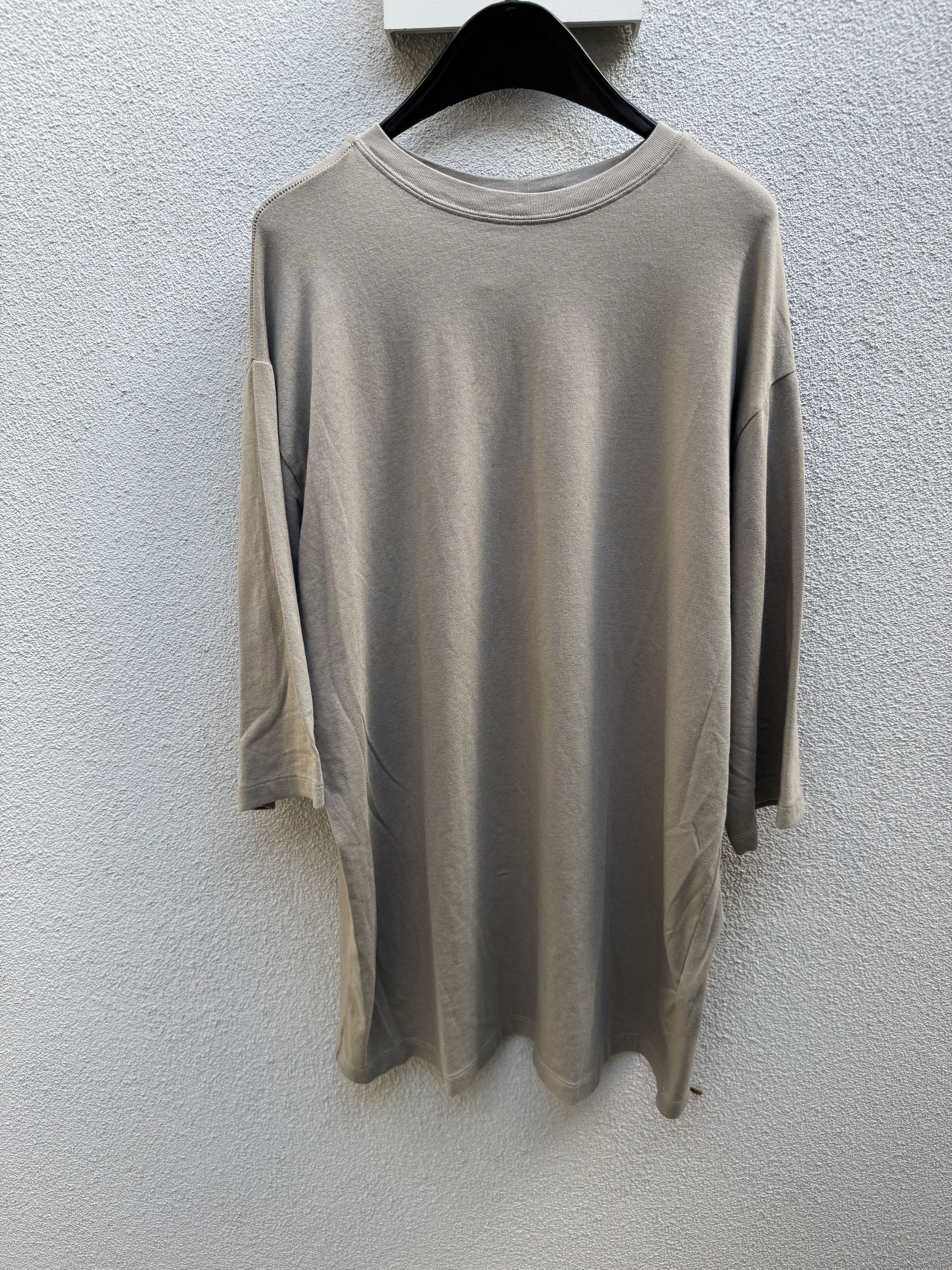 Thom Krom Thom Men Unisex Moonbeam Beige T-Shirt Cotton Modal Size M Size US M / EU 48-50 / 2 - 1 Thumbnail