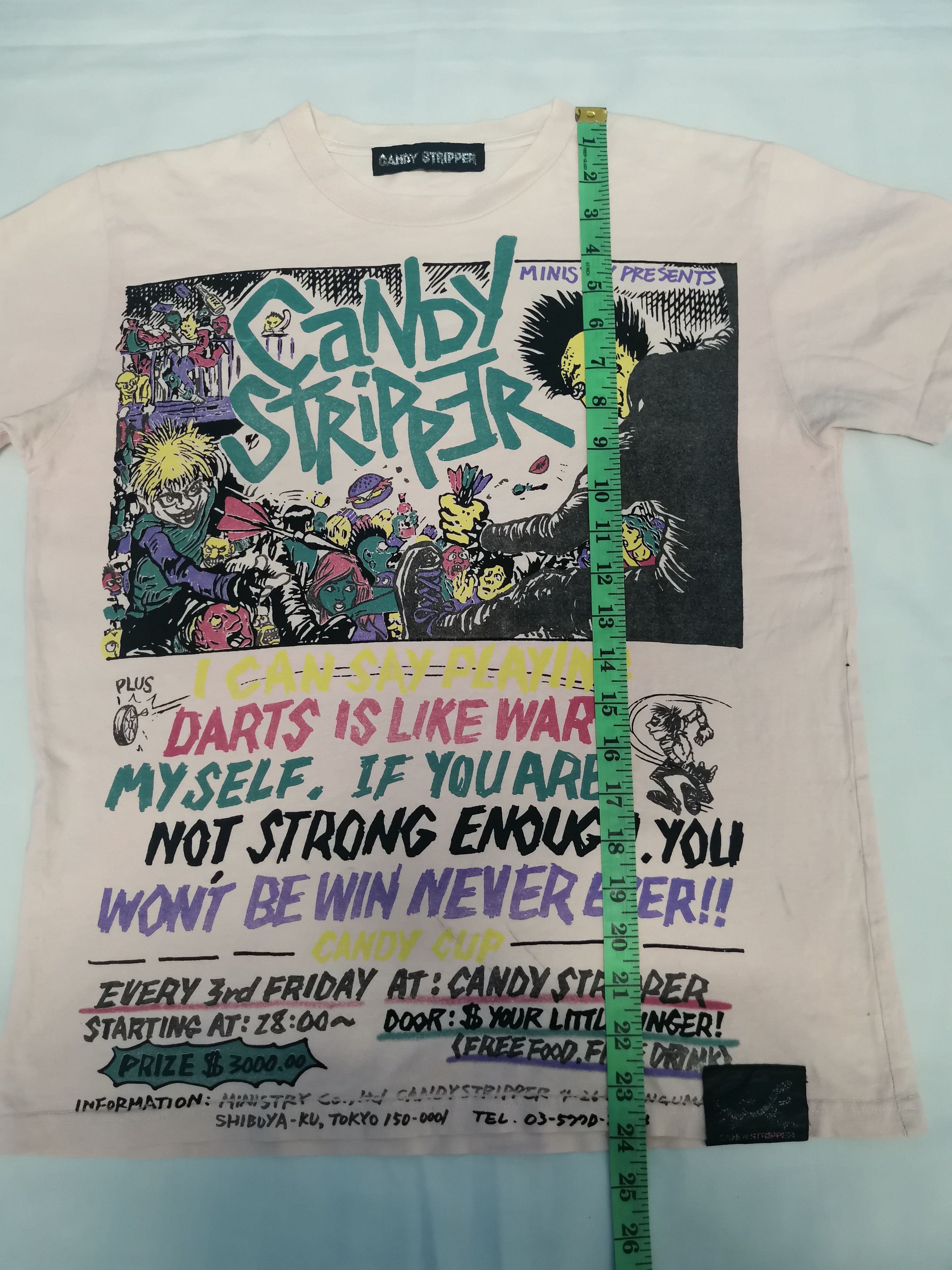 Seditionaries Vintage Candy Stripper Japan punk Tee Seditionaries Ministry Size US M / EU 48-50 / 2 - 5 Thumbnail