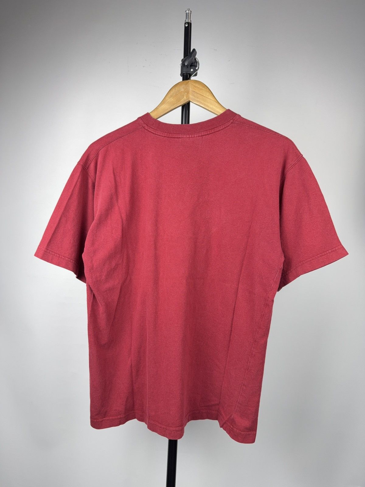 Reebok 00s Retro Vintage Reebok Classic Logo T-Shirt Burgundy Red Size US S / EU 44-46 / 1 - 9 Thumbnail