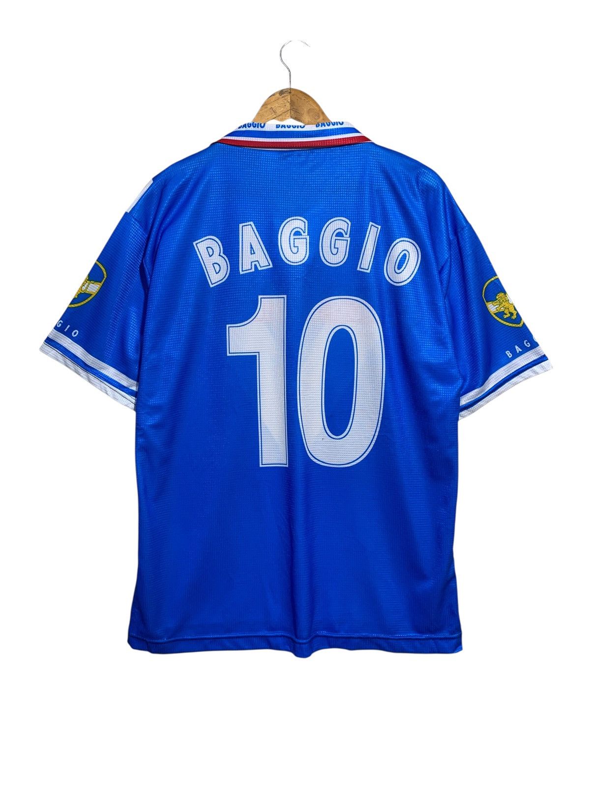 Vintage 🔥VTG RETRO FOOTBALL JERSEY NNS BAGGIO MADE IN ITALY Size US XL / EU 56 / 4 - 5 Thumbnail