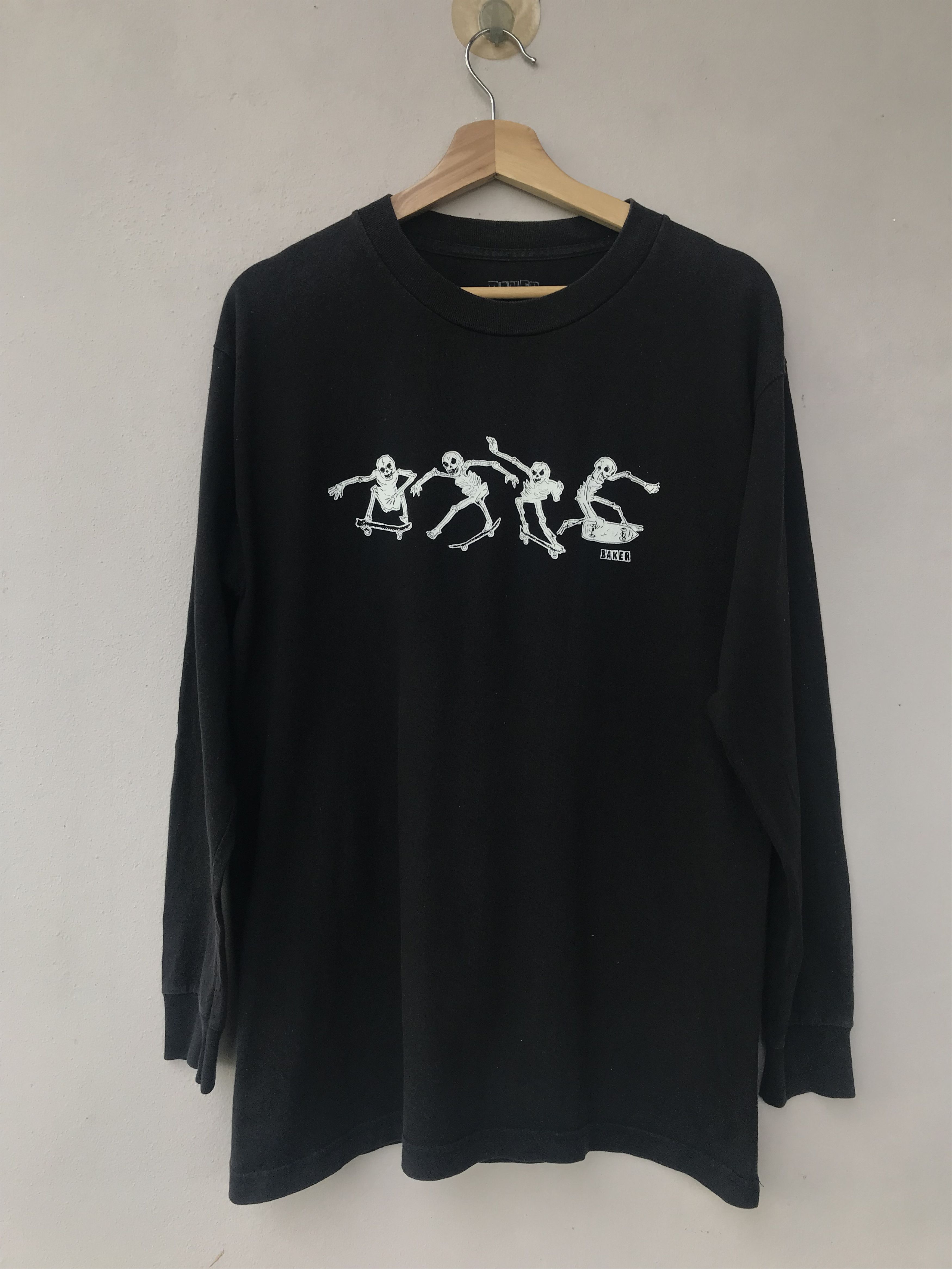 Vintage Vintage Baker Longsleeve Tee pushead thrasher Size US M / EU 48-50 / 2 - 1 Thumbnail