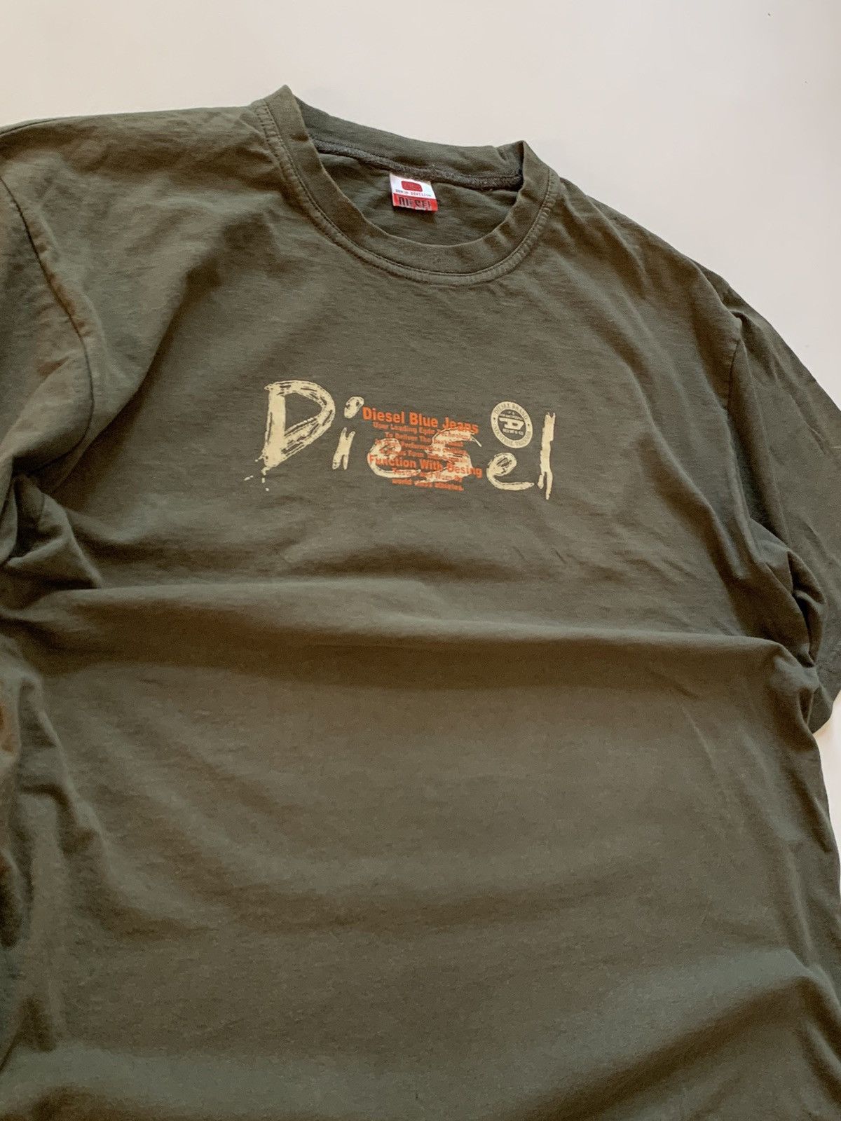 Diesel × Vintage Vintage Diesel t-shirt size XL Size US XL / EU 56 / 4 - 2 Thumbnail