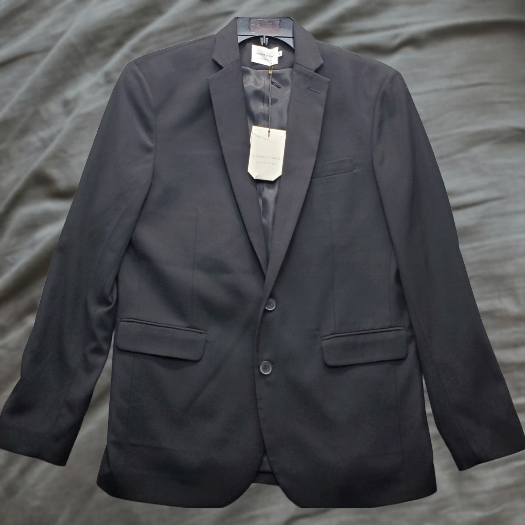 Vintage Shades of Grey by Micah Cohen Blazer Jacket Womens Large Black Single-Breasted Women L Blazer Black Mens Womens Boys Girls Size L / US 10 / IT 46 - 1 Thumbnail