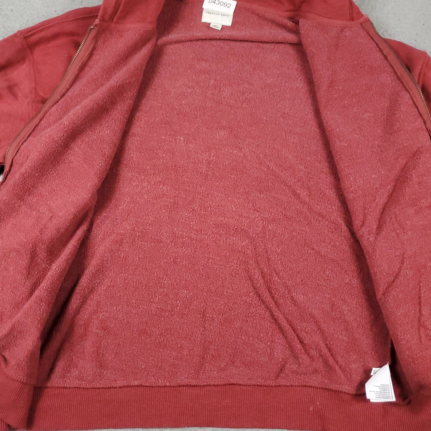American Eagle Outfitters American Eagle Hoodie Mens Small Red Full Zip Sweatshirt Classic Outdoor Size US S / EU 44-46 / 1 - 6 Thumbnail