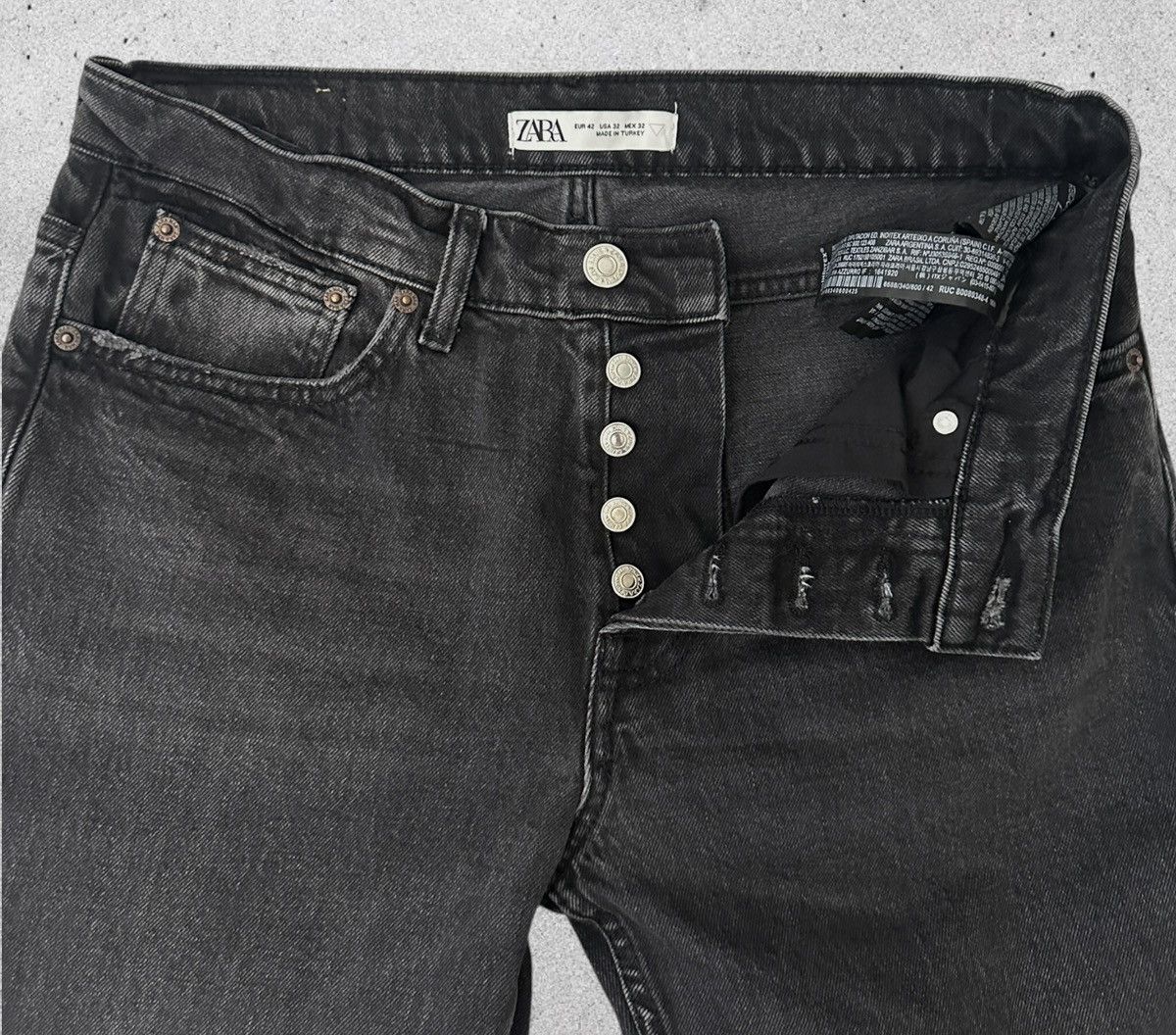 Zara Zara Cropped Taper Jeans Size US 32 / EU 48 - 4 Thumbnail