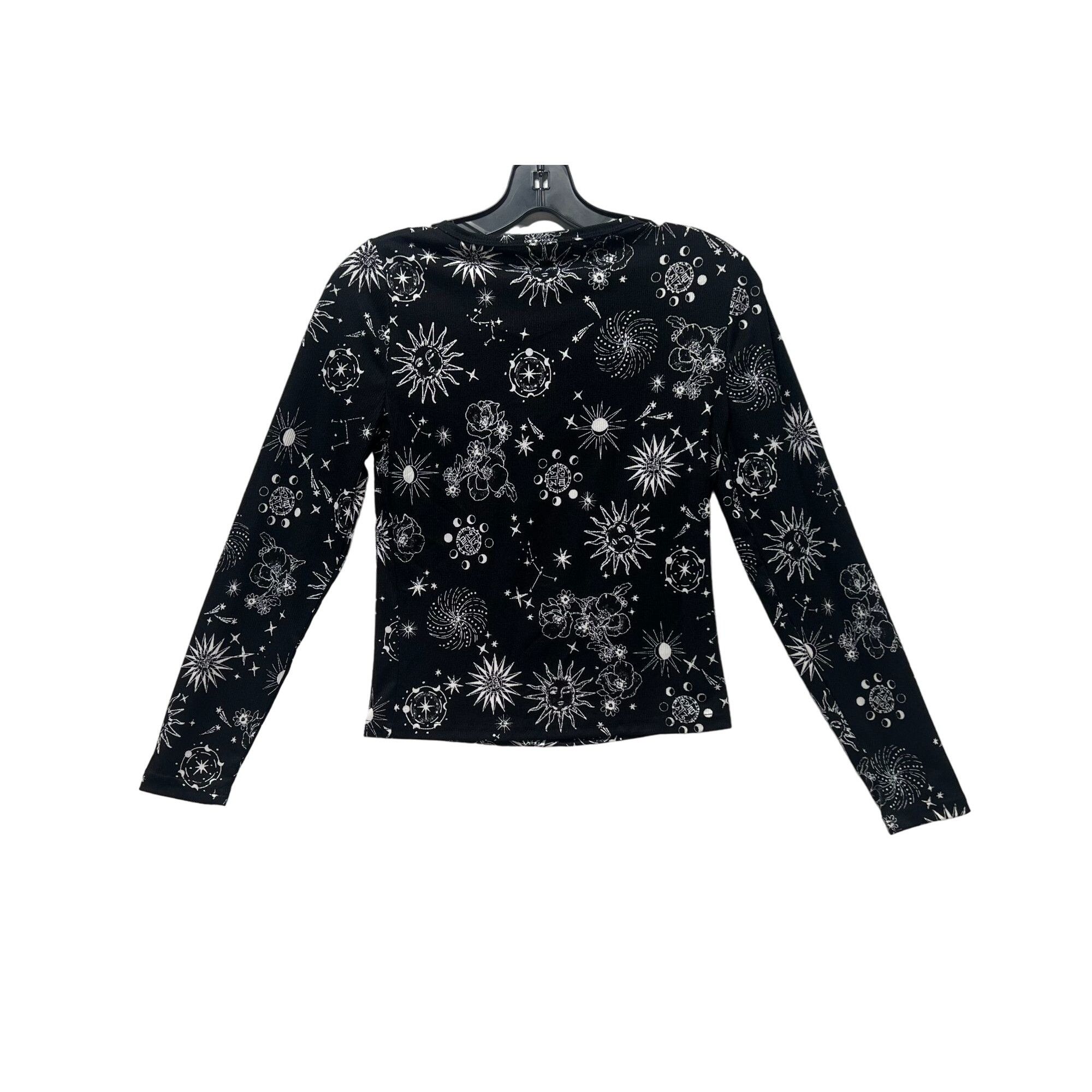 rue21 Rue 21 - Women's Long Sleeve Pullover Blouse - Black - Mediu Size M / US 6-8 / IT 42-44 - 2 Thumbnail