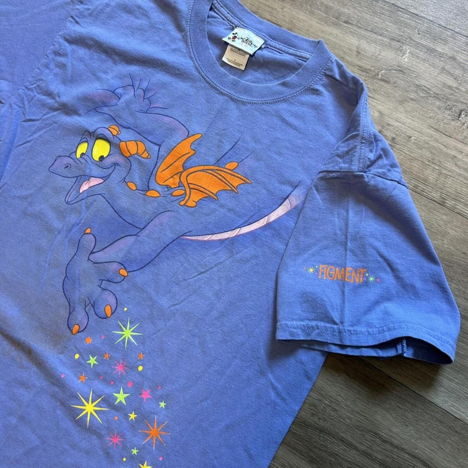 Disney Disney Men's Blue and Purple Tshirt Size US L / EU 52-54 / 3 - 4 Thumbnail