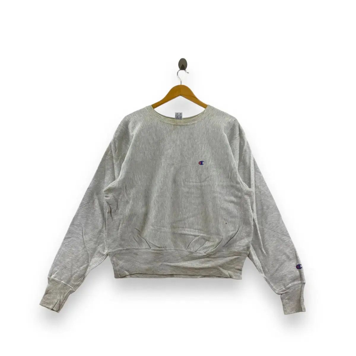 Champion Vintage CHAMPION REVERSE WEAVE Gray Sweatshirt Sweater Size M / US 6-8 / IT 42-44 - 7 Thumbnail