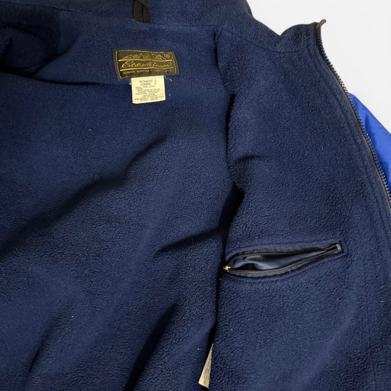 Eddie Bauer × Vintage Early 90s Eddie Bauer fleece lined bomber jacket Made in USA Size S / US 4 / IT 40 - 6 Thumbnail