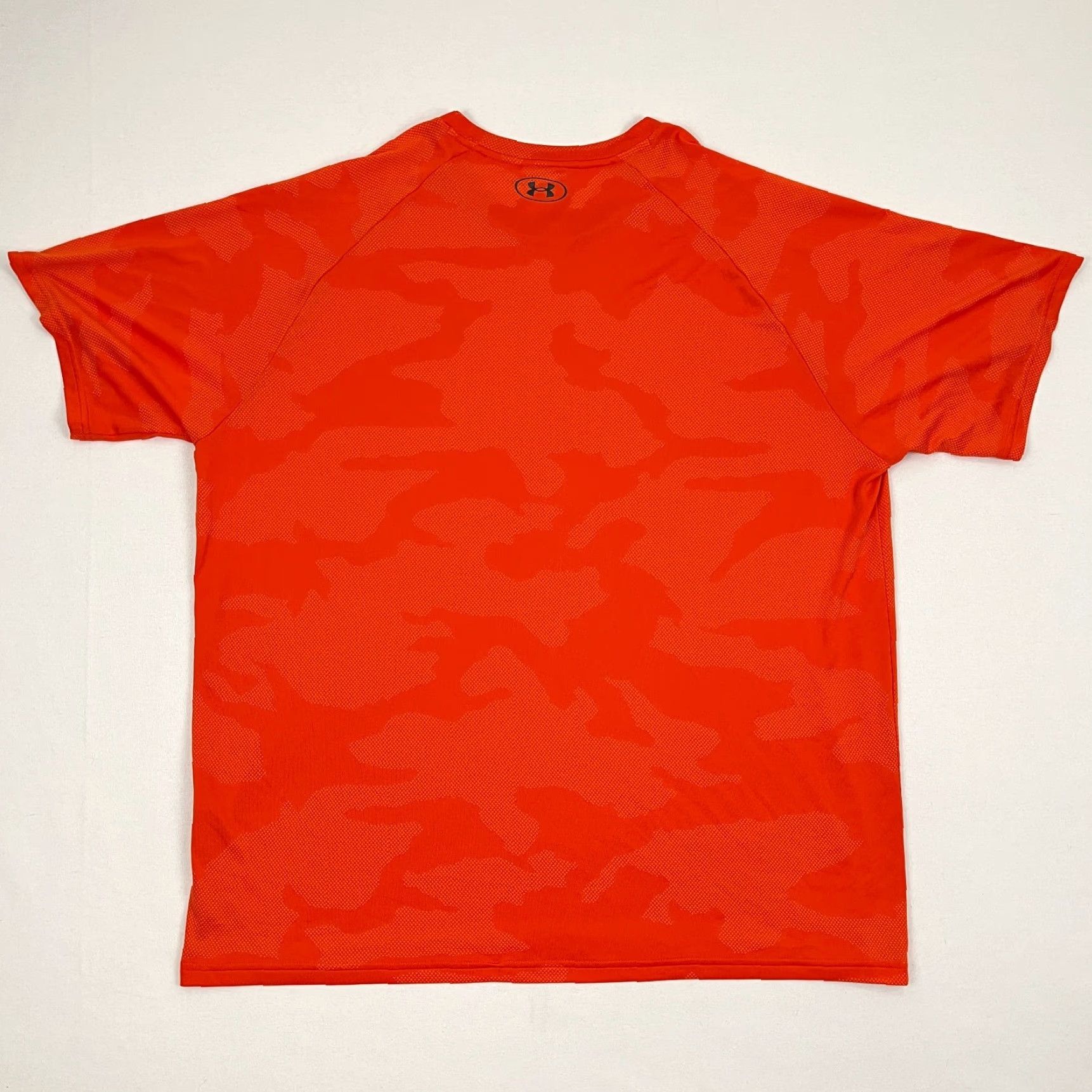Under Armour Under Armour Shirt Mens 3XL Orange Camouflage Active Training Workout Lifting Shirt Size US XXL / EU 58 / 5 - 7 Thumbnail