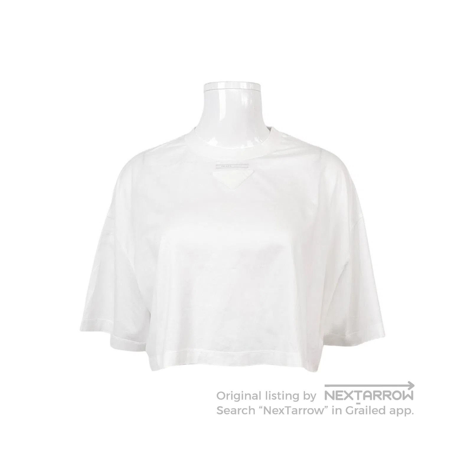 Prada Prada Cotton Logo Round Neck Short Sleeve T. Size M / US 6-8 / IT 42-44 - 1 Thumbnail