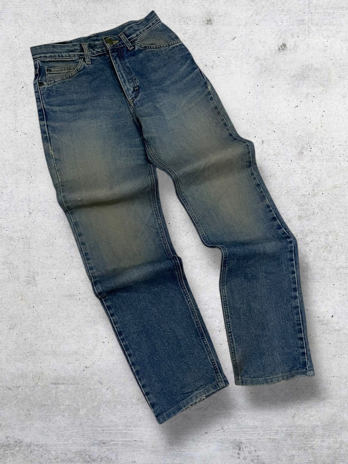 Lee VINTAGE LEE DESIGNER USA 90S DIRTY MUD STYLE REGULAR DENIM Size US 27 - 2 Thumbnail