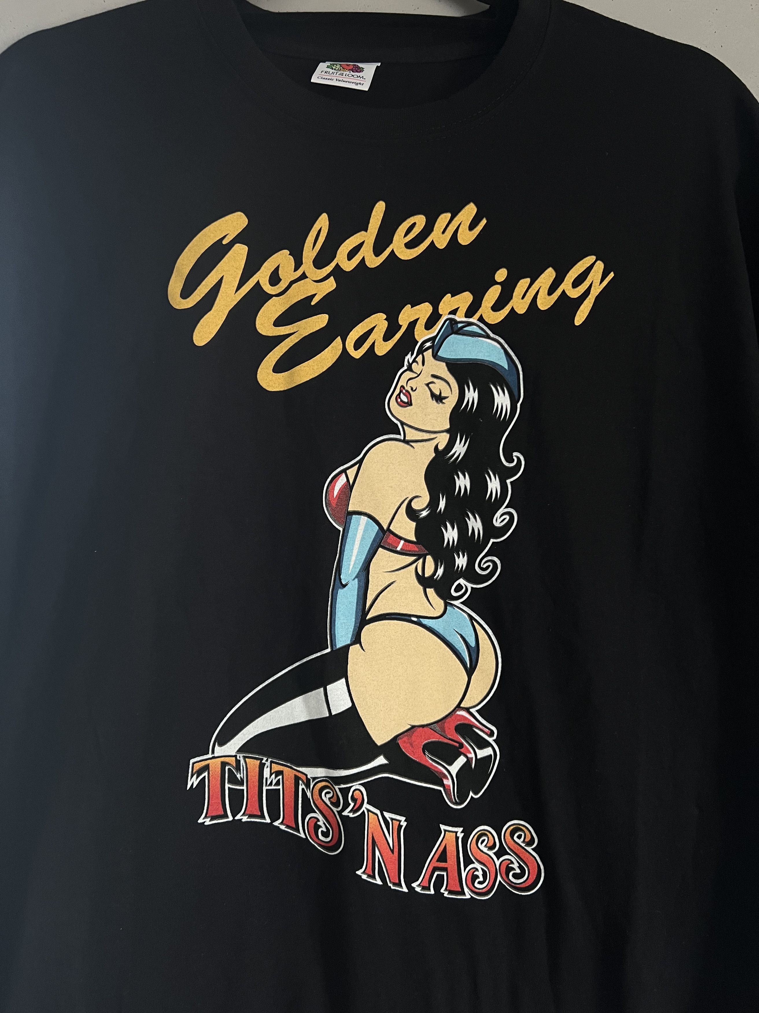 Band Tees × Vintage vintage golden earring tee girl tits and ass band Size US L / EU 52-54 / 3 - 2 Thumbnail
