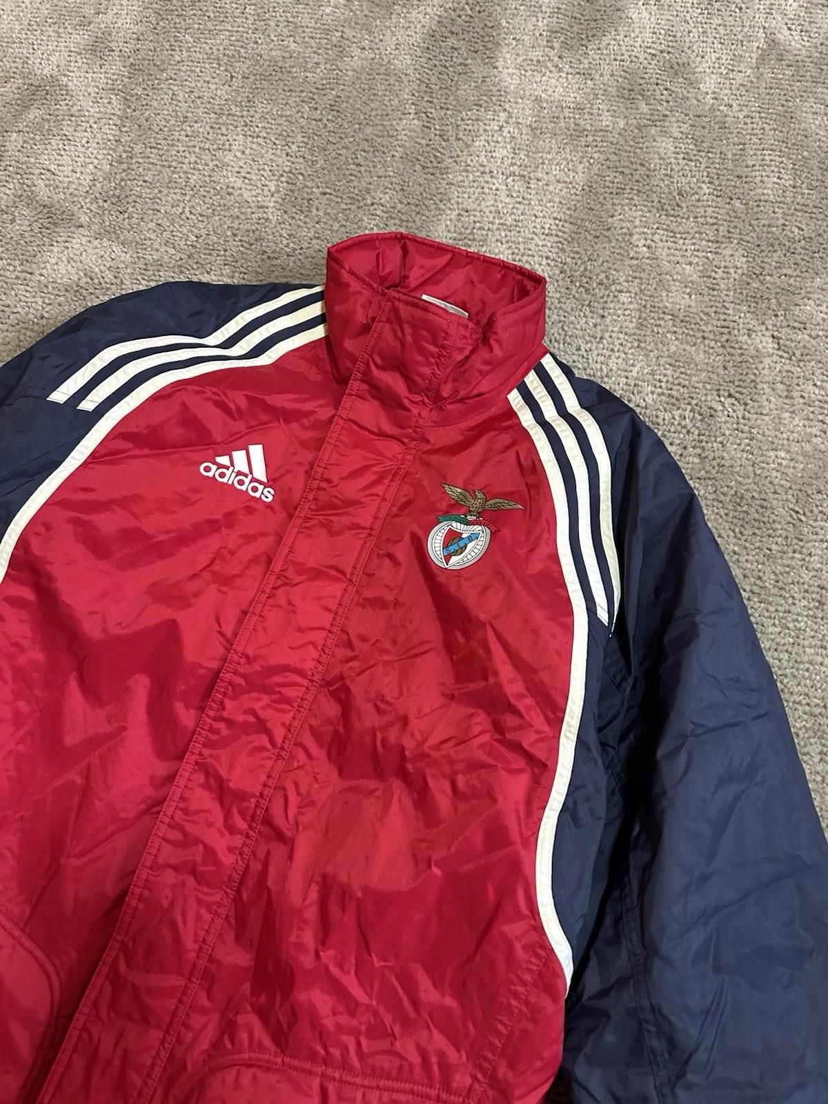Adidas 2000-02 Benfica adidas Padded Bench Football Soccer Jacket Size US M / EU 48-50 / 2 - 5 Thumbnail