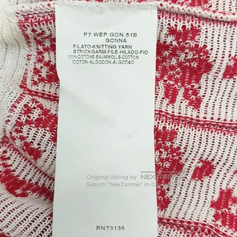 Max Mara MaxMara Summer Red Pleated Skirt . Size 23" - 4 Thumbnail