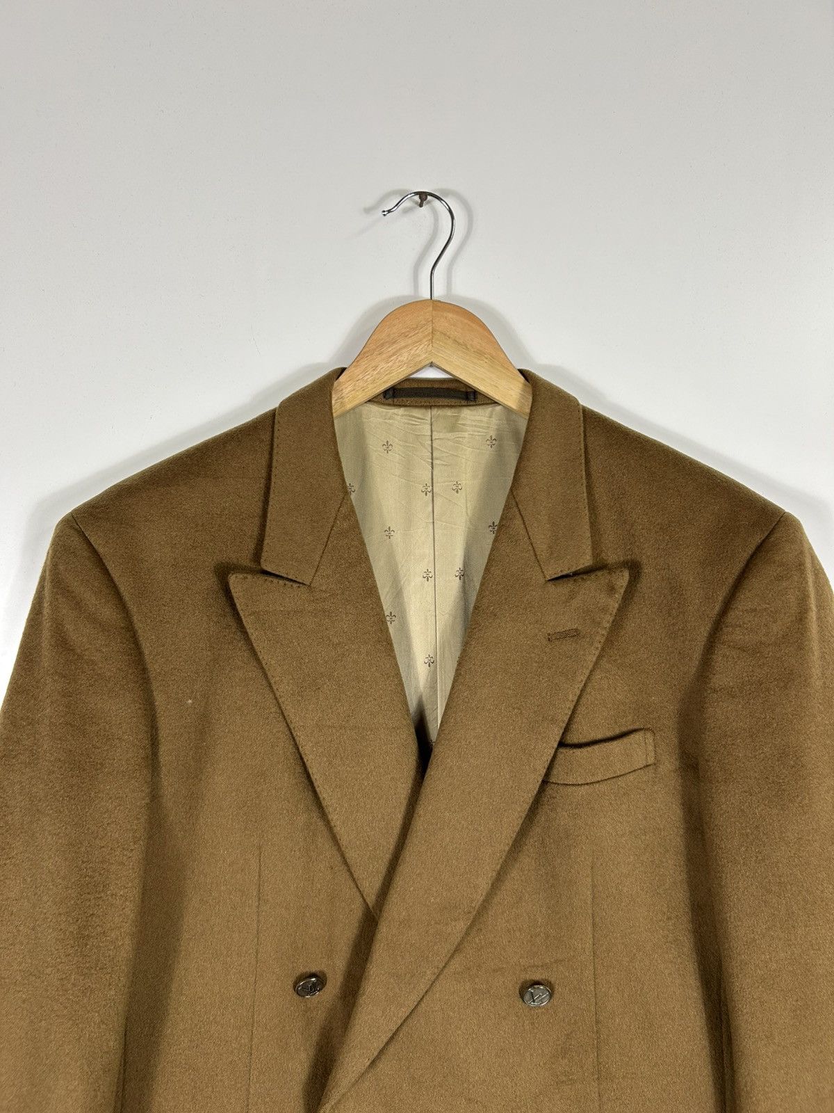 Autumn Cashmere × Vintage 🔥Liberomann Cashmere Taylor Made Button LV Double Breast Size US L / EU 52-54 / 3 - 4 Thumbnail