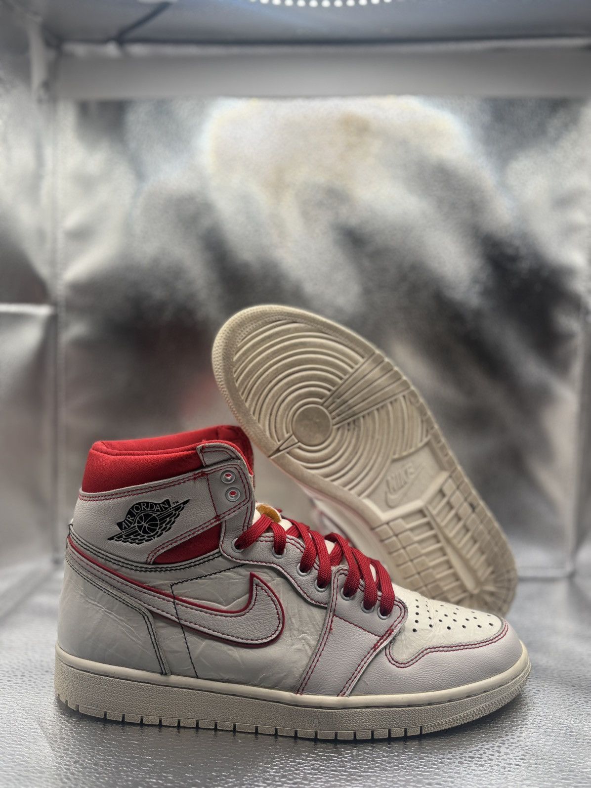 Jordan Brand Air Jordan 1 Phantom Gym Red Size US 10 / EU 43 - 1 Thumbnail