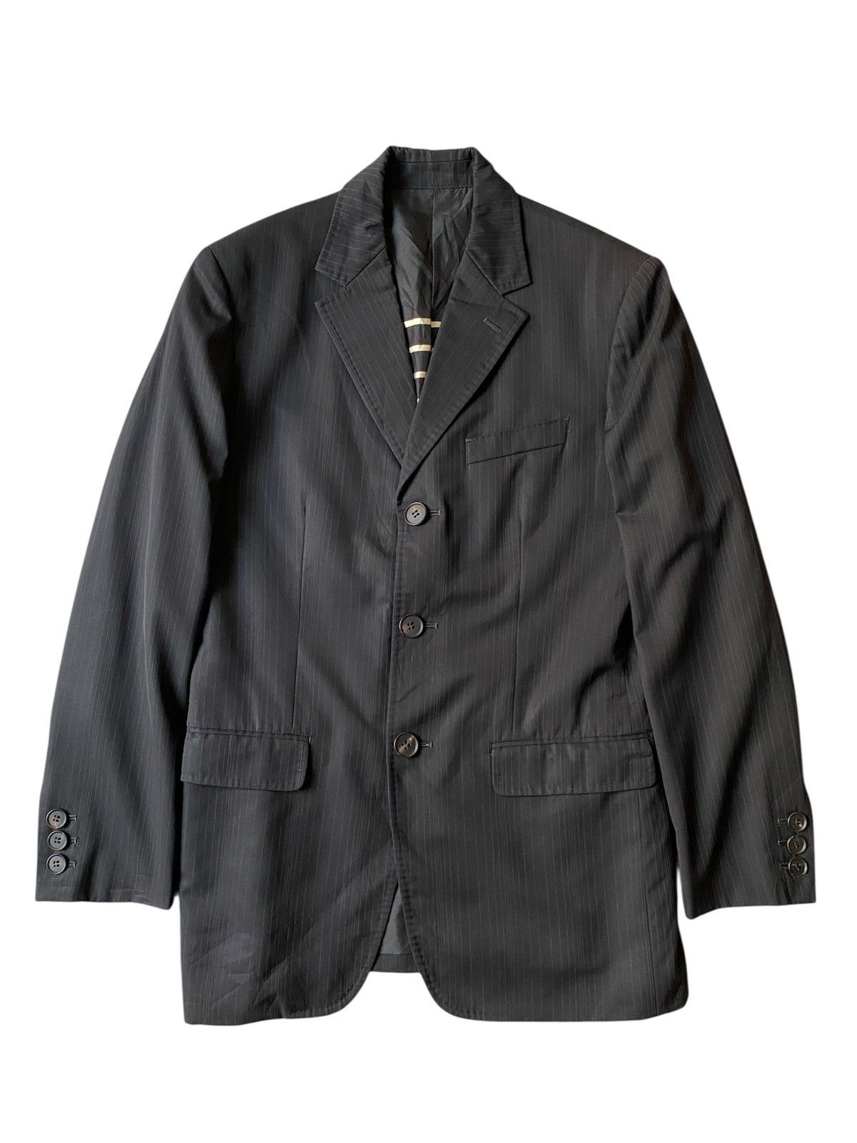 Jean Paul Gaultier SS2008 Jean Paul Gaultier Pinstripe Blazer Size US M / EU 48-50 / 2 - 1 Thumbnail