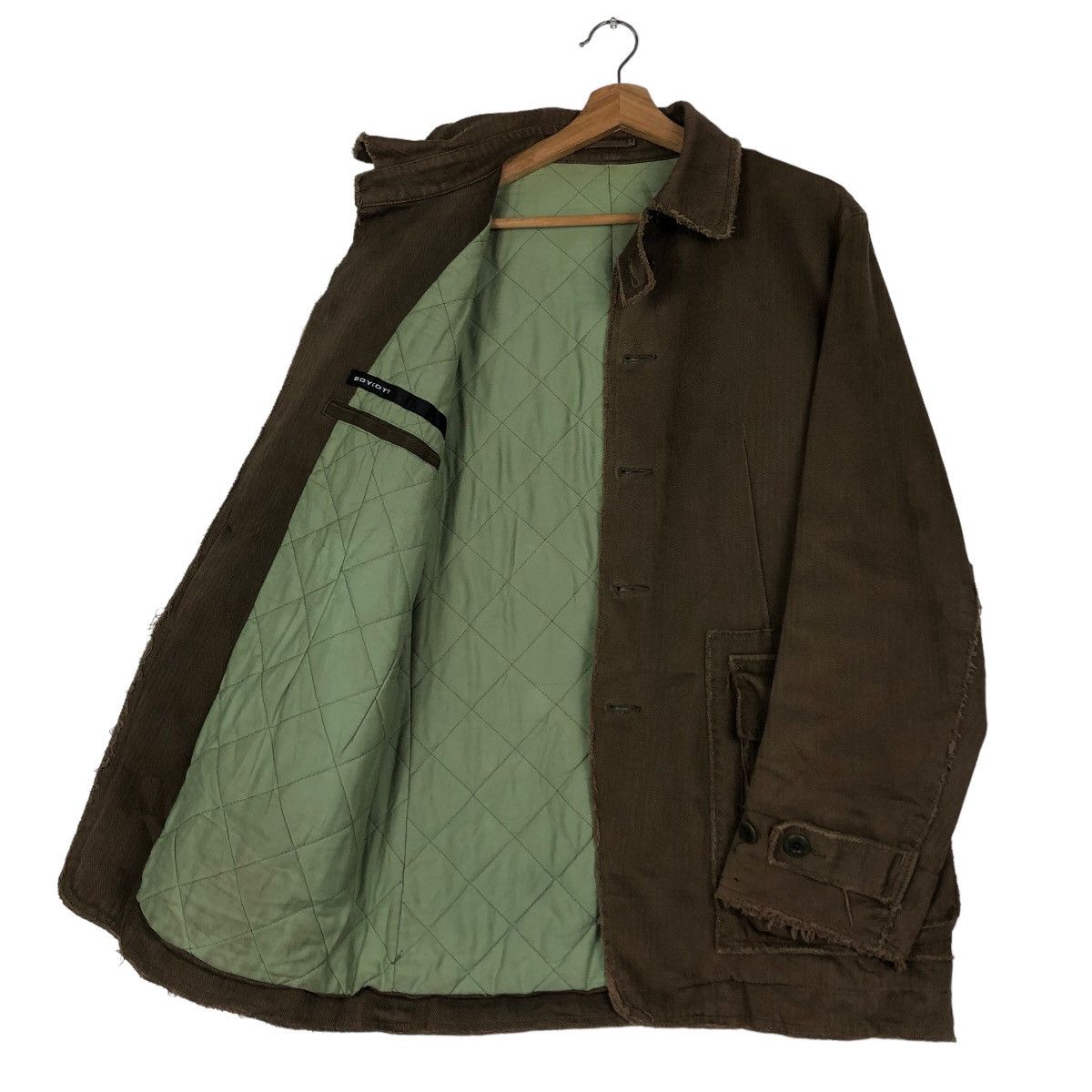 Hysteric Glamour 🔥Vintage Chore Biker Jacket Boycott Cargo Multi Pocket Size US S / EU 44-46 / 1 - 11 Thumbnail