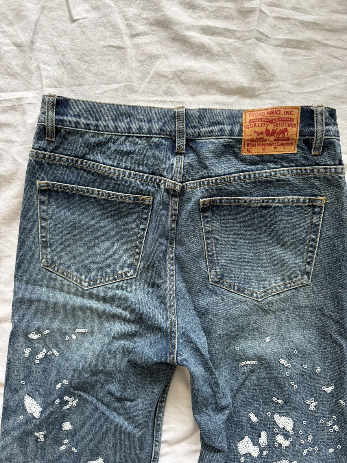 Fugazi Fugazi paint splatter stitch pants 32x29 Size US 32 / EU 48 - 12 Thumbnail