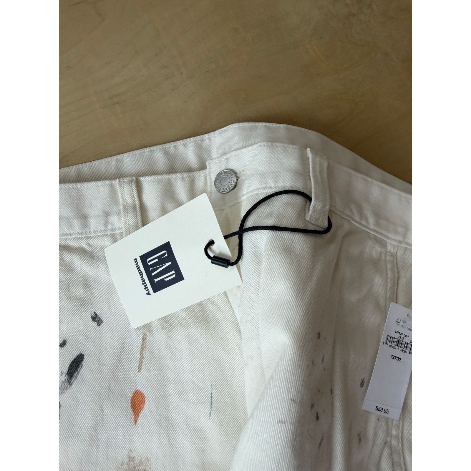 Gap Gap x Madhappy Painter Carpenter Pants White NWT W32 L32 Size US 32 / EU 48 - 9 Thumbnail