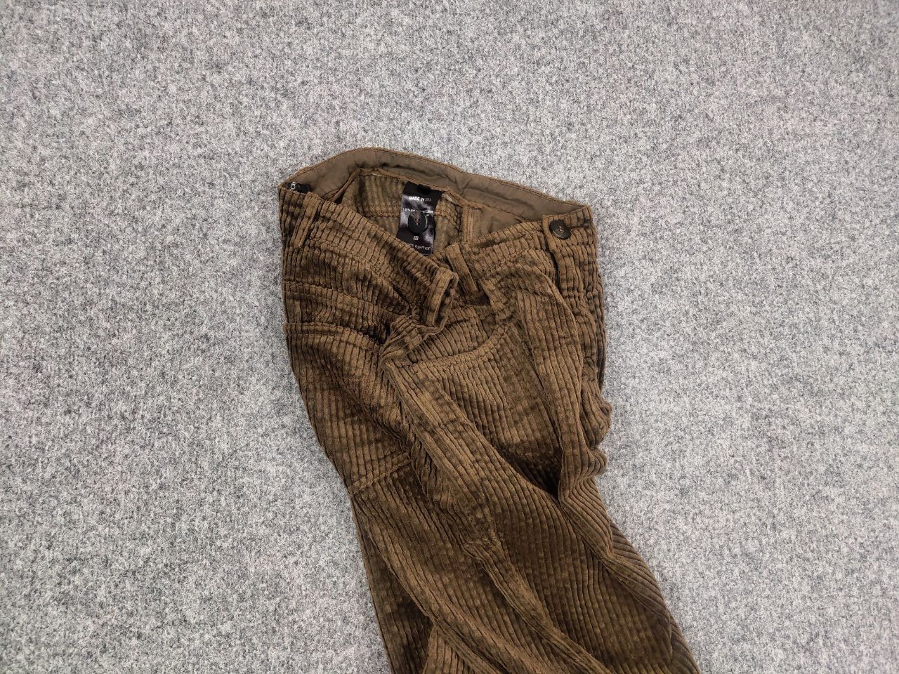 hannes roether Hannes Roether Design Flared Brown Corduroy Trouser Pants Size 30" / US 8 / IT 44 - 4 Thumbnail