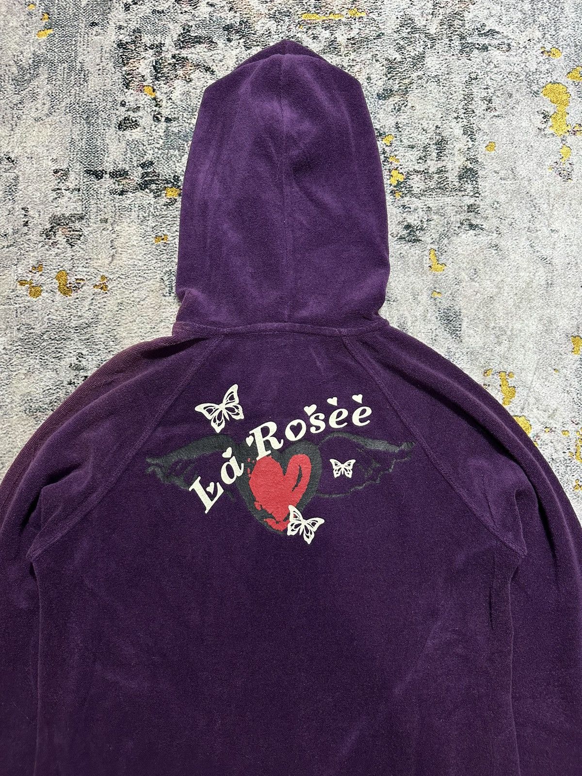 Beauty Beast LA ROSE HEART LIKE A VELVET ZIP HOODIE IFSIX LGB STYLE Size S / US 4 / IT 40 - 4 Thumbnail