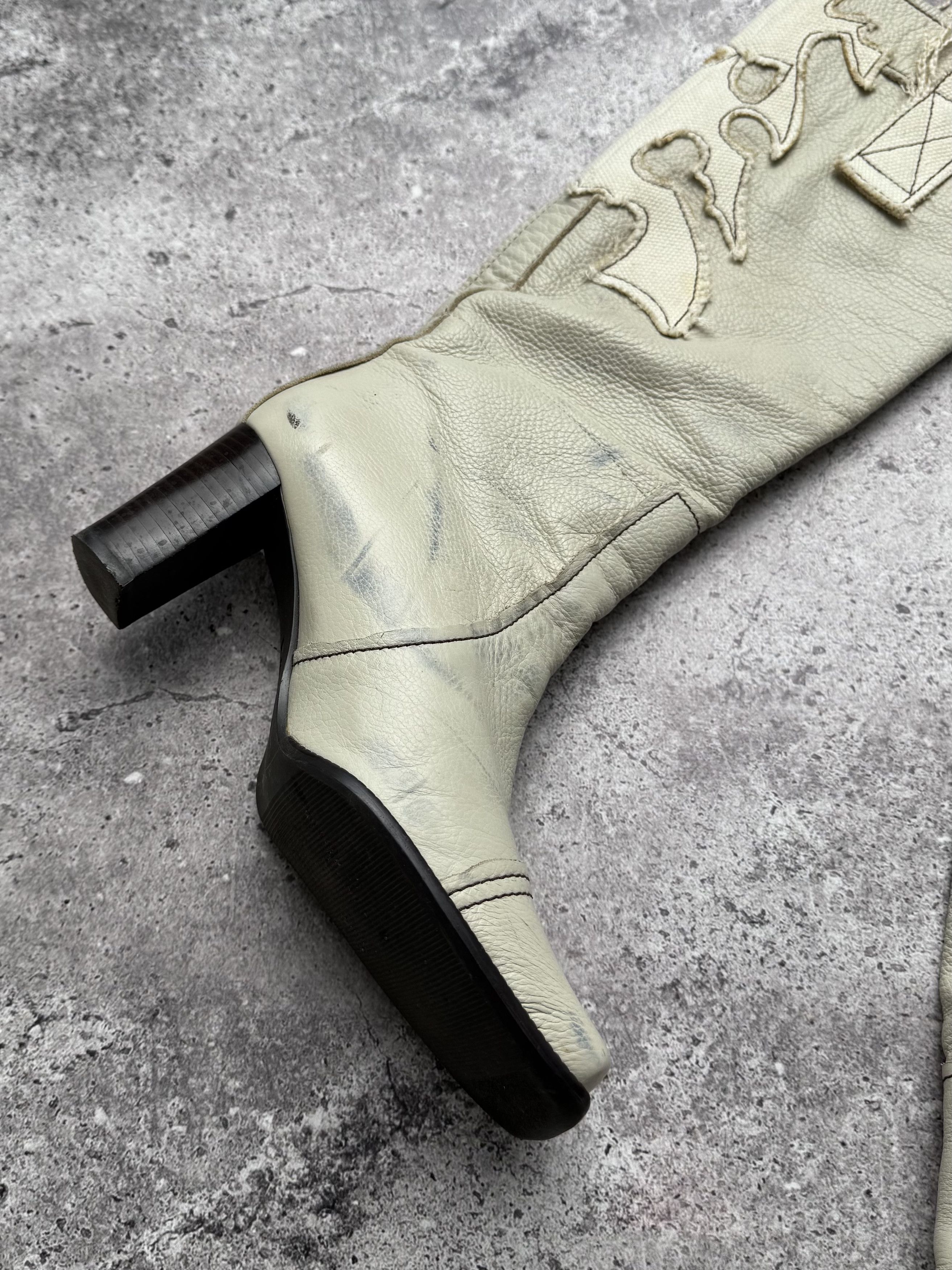 Vintage Vintage Leather Boots C5(V396)(E8) Size US 6 / IT 36 - 7 Thumbnail
