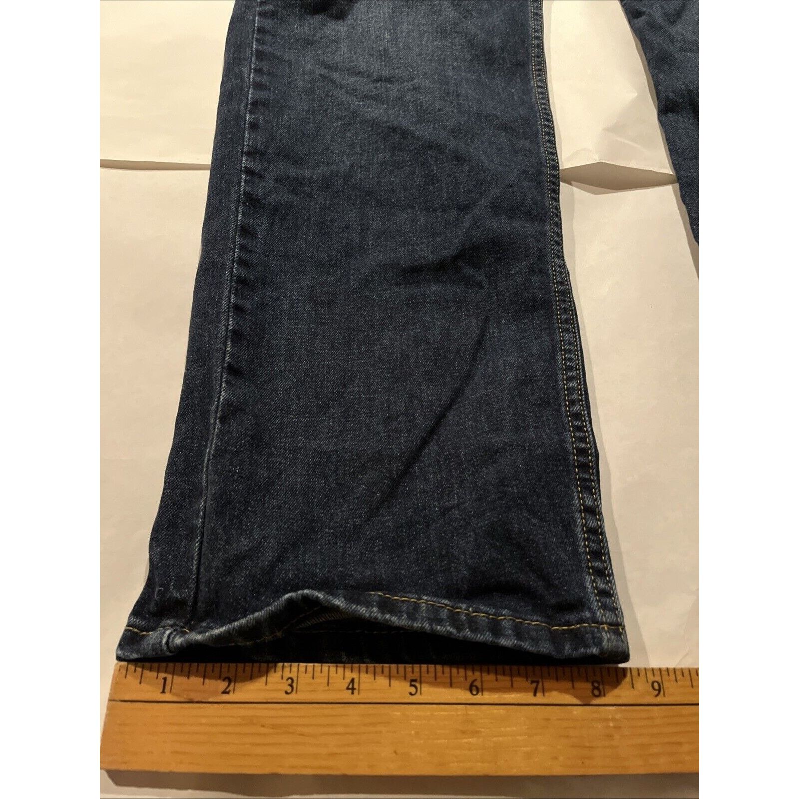 Levi's Levi’s 505 Jeans Men 38x34 Dark Wash Denim Pants Cotton Blue Size US 38 / EU 54 - 6 Thumbnail