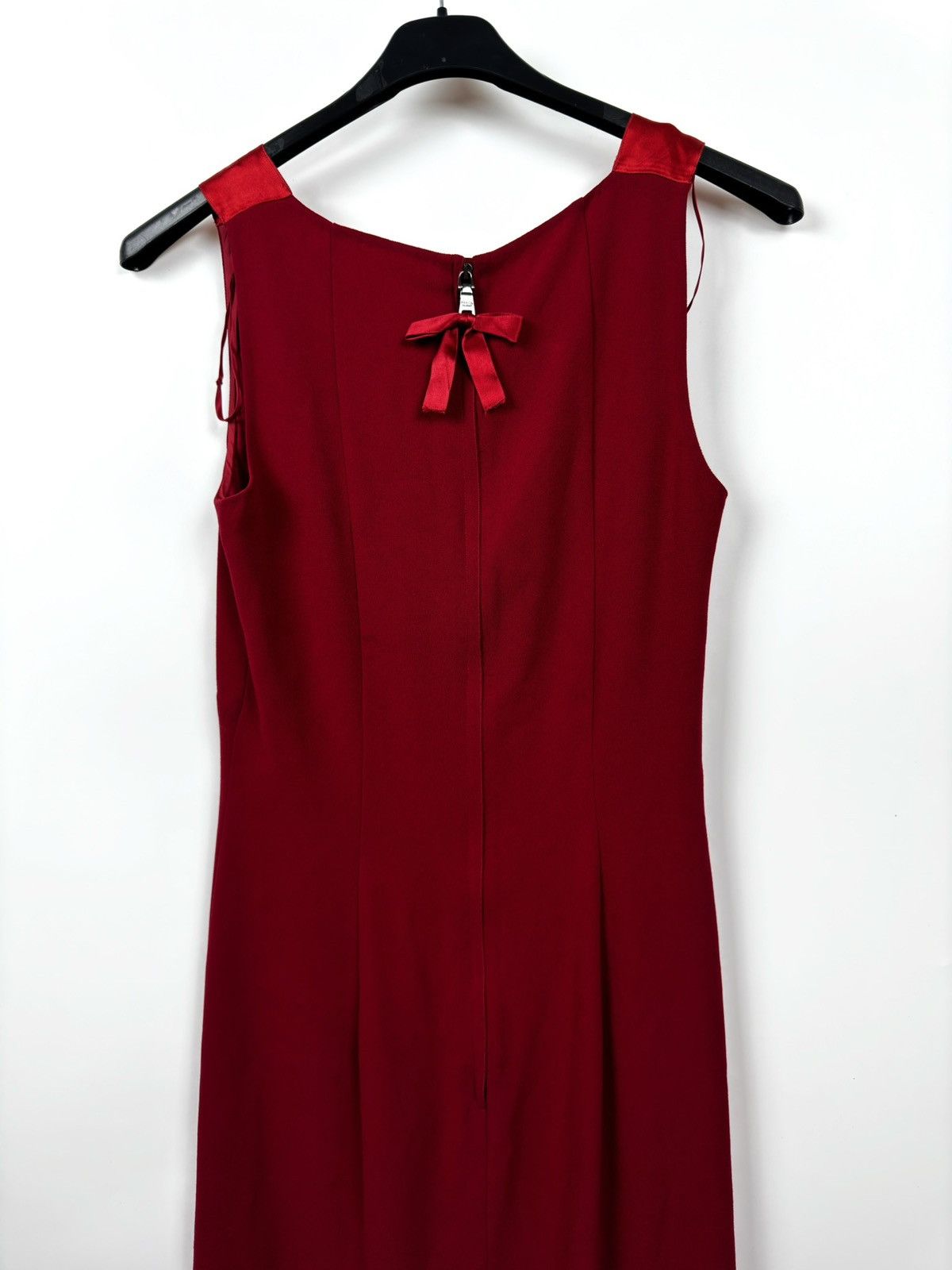 Prada Prada Red Mid-Length Cocktail /Day Dress Size M / US 6-8 / IT 42-44 - 2 Thumbnail